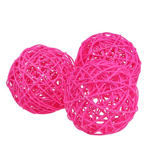 Dekoball Pink 10cm 6pcs