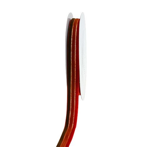 Floristik24 Decorative ribbon 3-colored velvet 15mm 10m