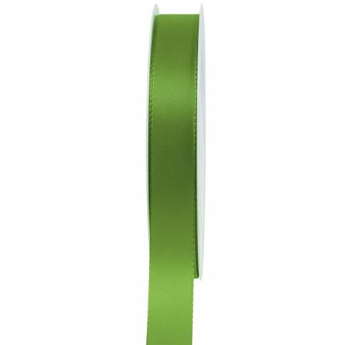 Floristik24 Gift and decoration ribbon green 15mm 50m