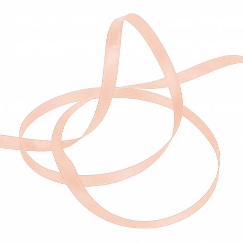 Product Satin ribbon salmon gift ribbon double satin ribbon 6mm 50m