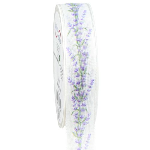 Decorative Ribbon Lavender Summery Gift Ribbon 25mm 18m