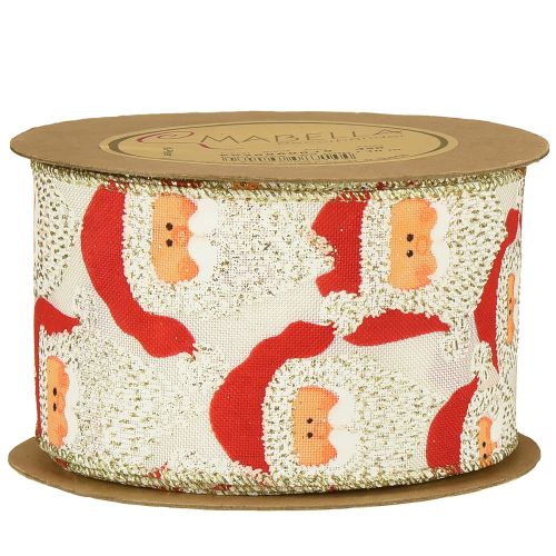 Product Christmas Ribbon Santa Claus Large Gift Ribbon 60mm 10m