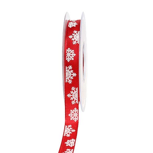 Floristik24 Deco ribbon red with wire edge 15mm 20m