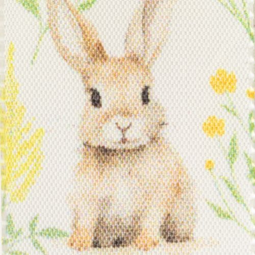 Product Gift ribbon with Easter bunny motif for festive packaging, 15m