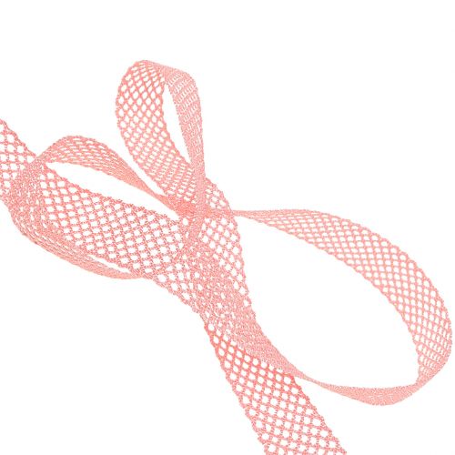Product Decorative ribbon lace 21mm 20m pink
