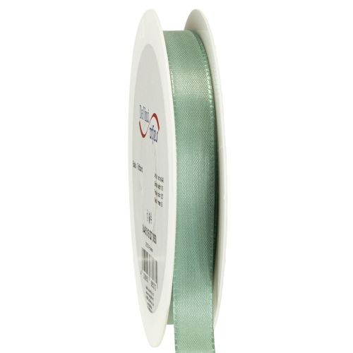 Decorative ribbon taffeta ribbon gift ribbon green sage 15mm 50m