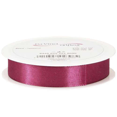 Product Decorative ribbon taffeta ribbon gift ribbon polyester Erika 25mm 50m