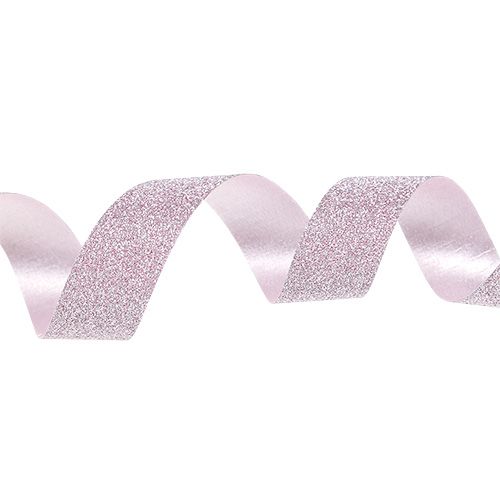 Product Decorative ribbon with mica pink 10mm 150m