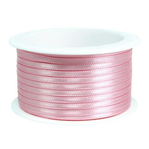 Product Gift ribbon satin ribbon decorative ribbon pastel pink 3mm 50m