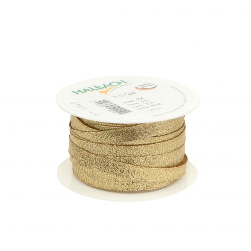 Floristik24 Deco ribbon gold 10mm 50m