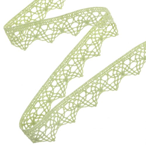 Product Decorative ribbon lace green 22mm 20m