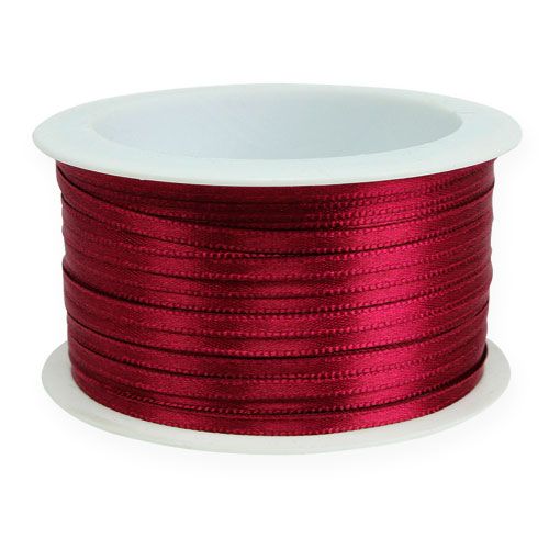 Floristik24 Gift and decoration ribbon 3mm x 50m Erika
