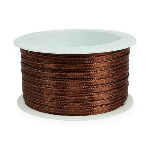 Product Gift ribbon satin ribbon decorative ribbon brown 3mm × 50m