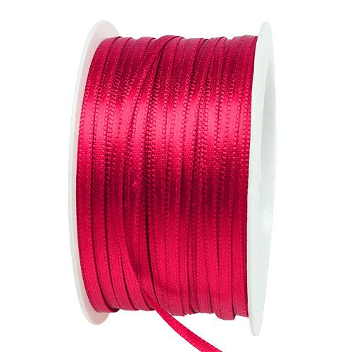 Floristik24 Gift and decoration ribbon 3mm x 50m pink