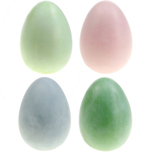 Floristik24 Easter eggs large pastel colors H16cm 4pcs