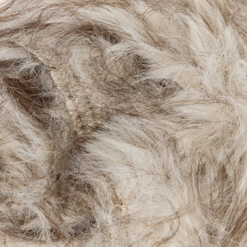 Artificial fur ribbon, decorative ribbon, long, soft, 10x140cm, 3 pieces | Floristik24.ie