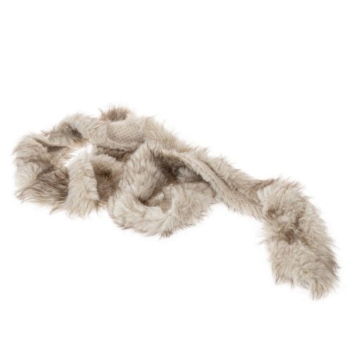 Artificial fur ribbon, decorative ribbon, long, soft, 10x140cm, 3 pieces | Floristik24.ie