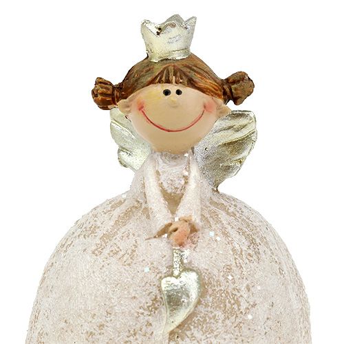 Floristik24 Decorative figure angel 6.5cm cream, gold 8pcs