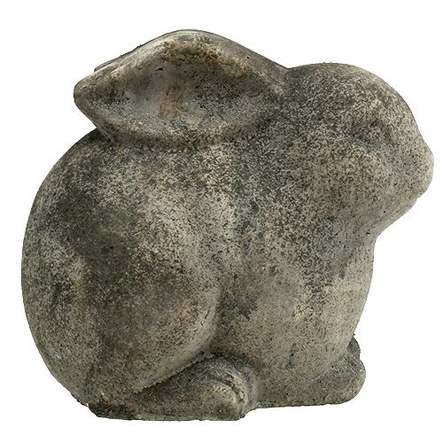 Floristik24 Decorative figure bunny gray tone 22cm x 15cm x 20.5cm