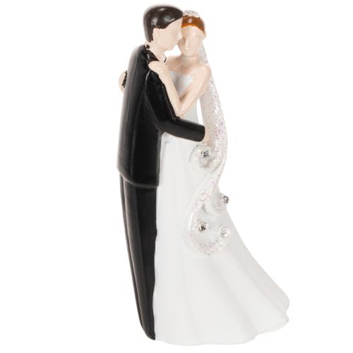 Decorative figurine of a wedding couple, 10.5cm | Floristik24.ie