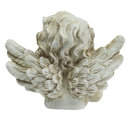 Floristik24 Decorative figure angel dreaming cream 20cm