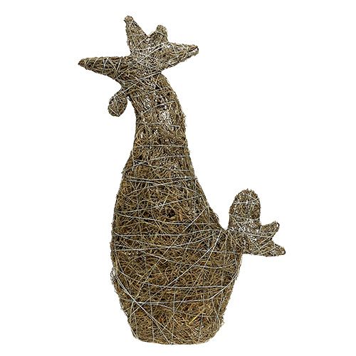 Floristik24 Decorative figure rooster made of vine natural 45cm