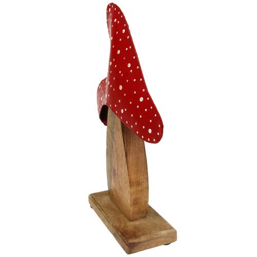 Product Decorative toadstool red, natural 26cm
