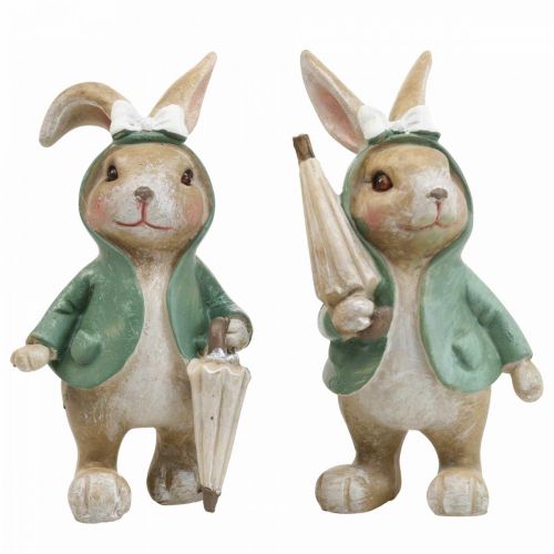 Product Deco figures deco rabbit with umbrella H10.5cm 4pcs