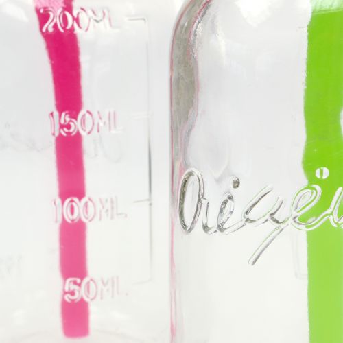 Product Decorative bottles with lids and straws H14.5cm