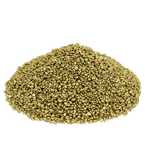 Deco granules yellow gold 2mm - 3mm 2kg