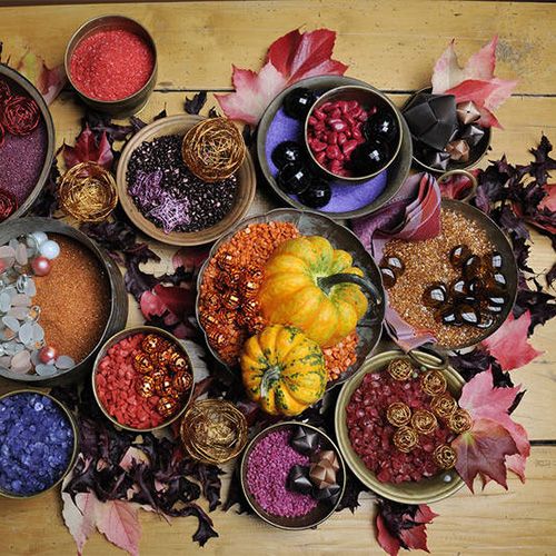 Product Decorative granules orange decorative stones 2mm - 3mm 2kg