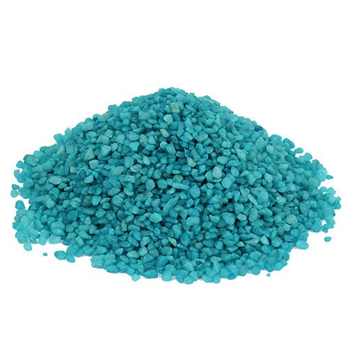 Decorative granulate turquoise decorative stones 2mm - 3mm 2kg