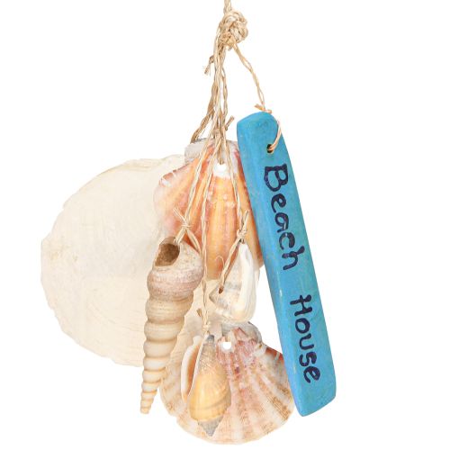 Floristik24 Decorative hanger Beach House Blue Capiz tower snail H25cm