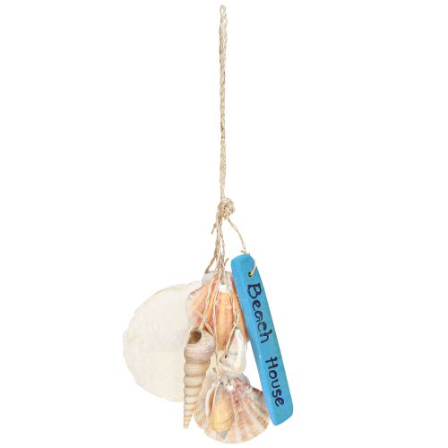 Floristik24 Decorative hanger Beach House Blue Capiz tower snail H25cm