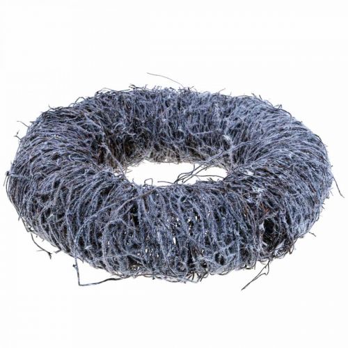 Floristik24 Decorative wreath nature, vine wreath, natural wreath Ø35cm snowed