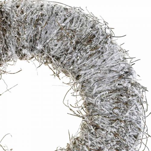 Floristik24 Decorative wreath nature, vine wreath, natural wreath Ø45cm snowed