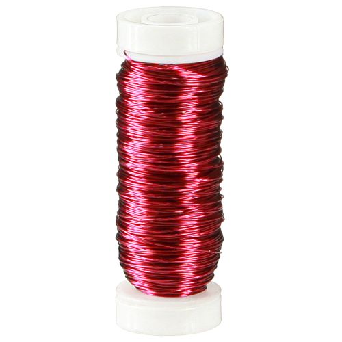 Decorative enameled wire Ø0.30mm 30g/50m pink