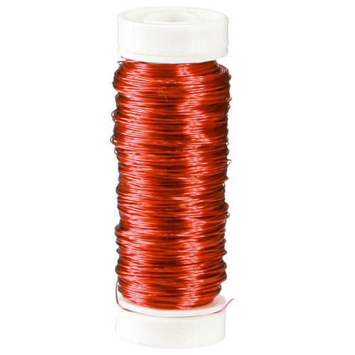 Deco wire Ø0.30mm 30g/50m red