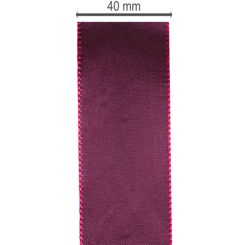 Gift ribbon taffeta ribbon for Christmas gifts 40mm 50m | Floristik24.ie