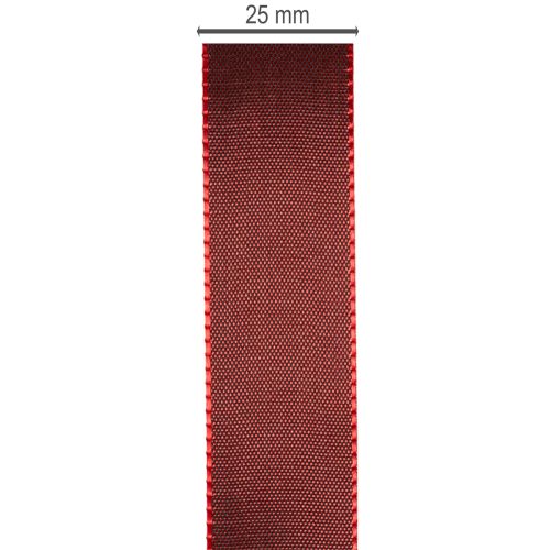Gift ribbon, elegant and shiny taffeta ribbon for festive occasions, 25mm wide, 50m long | Floristik24.ie