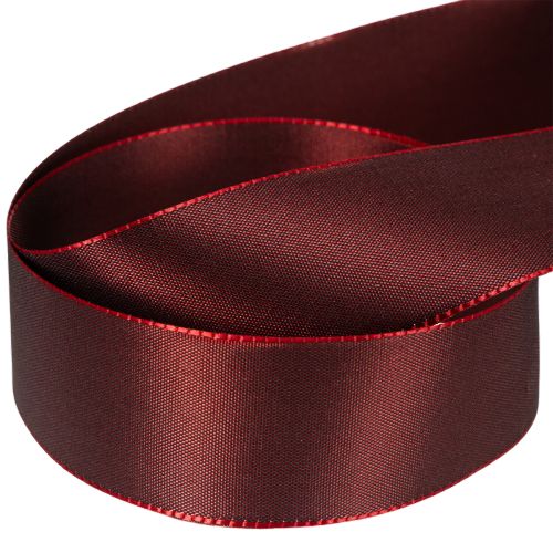 Red taffeta decorative ribbon,