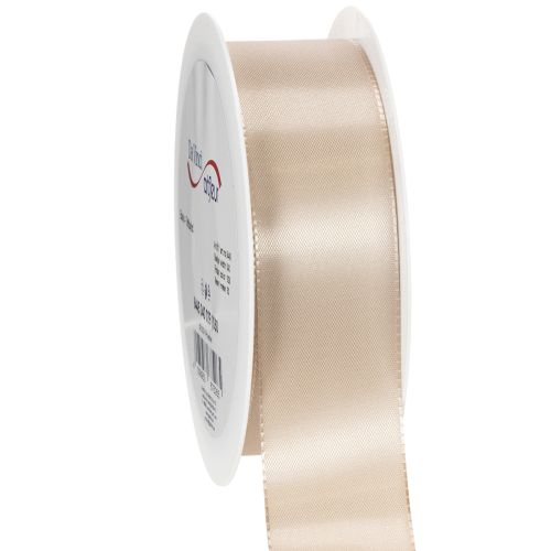 Decorative taffeta ribbon on a roll, bow ribbon, 40mm wide, 50m.
