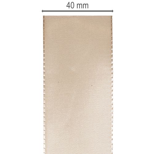 Decorative taffeta ribbon on a roll, bow ribbon, 40mm wide, 50m. | Floristik24.ie