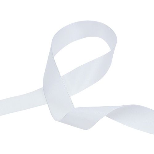 Product Decoration ribbon white 40mm 50m