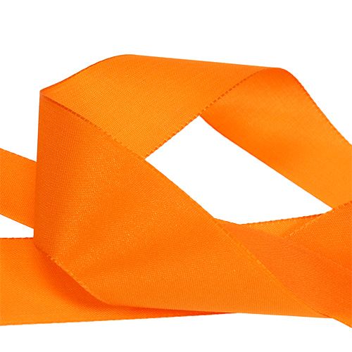 Product Gift and decoration ribbon orange 40mm 50m