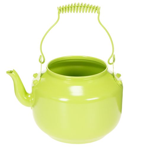 Decorative teapot as a flower vase, nostalgic retro style | Floristik24.ie