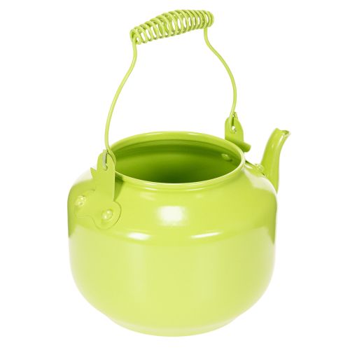 Decorative teapot as a flower vase, nostalgic retro style | Floristik24.ie