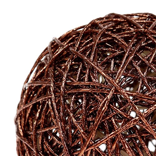 Floristik24 Decorative ball Ø15cm copper