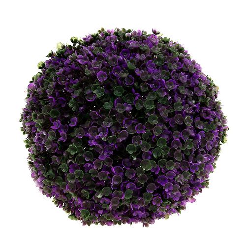 Floristik24 Decorative ball in purple plant ball artificial Ø18cm 1 pc