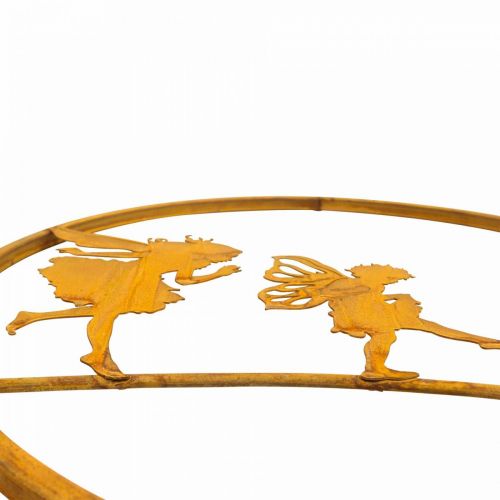 Floristik24 Decorative ring metal elves rust decoration patina metal decoration Ø38cm
